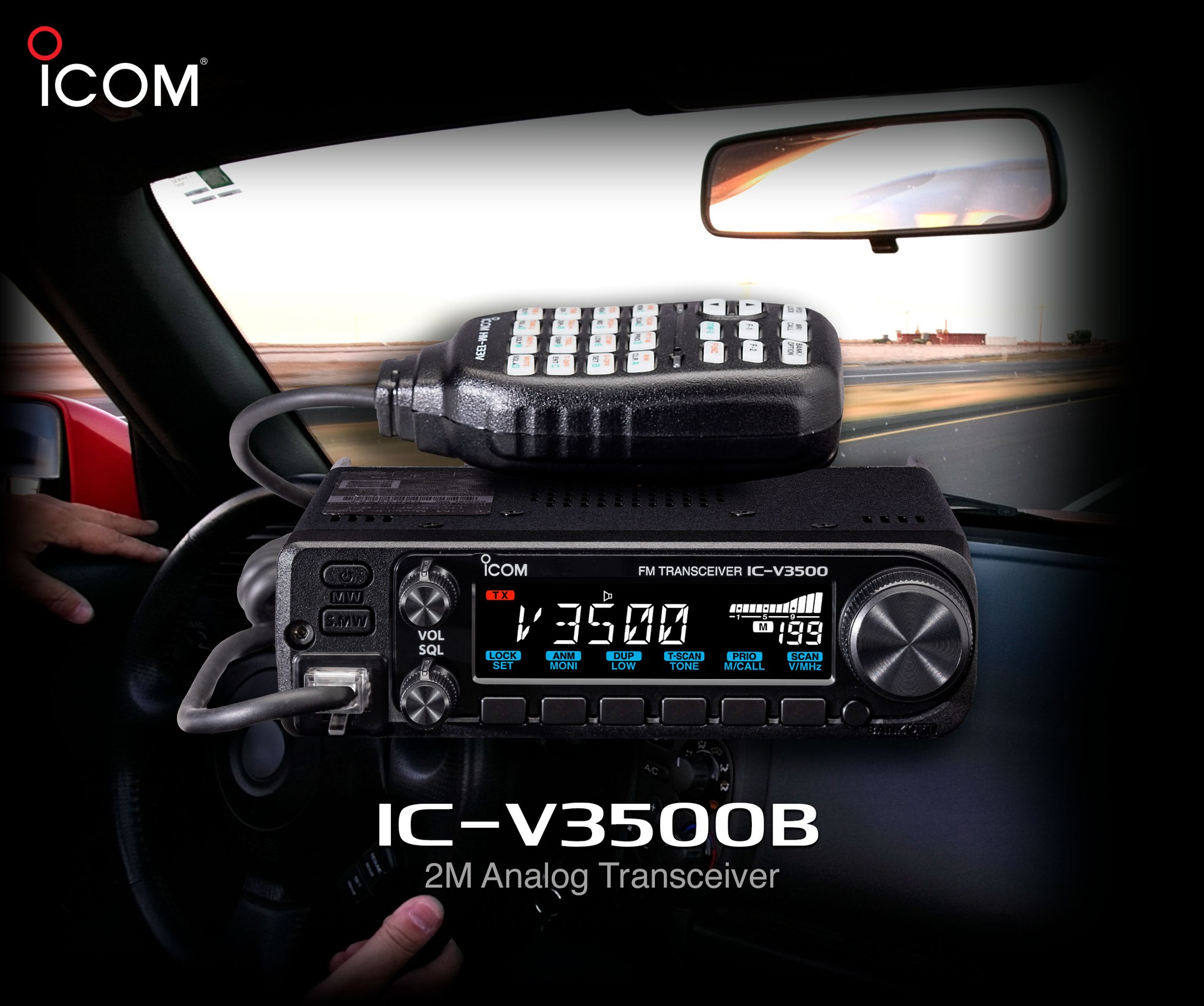 Introducing the all-new IC-V3500B